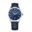 Reloj Maurice Lacroix 1975 Quartz 39mm 751007-SS001-430-4 con esfera azul y correa de piel azul