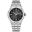 Reloj Maurice Lacroix Aikon Automático 42mm AI6008-SS002-330-1 con esfera negra y brazalete de acero inoxidable