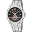 Reloj Jaguar Automático Balancier J1007/4 con esfera negra, detalle open heart y brazalete de acero inoxidable