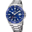 Reloj Jaguar Pro Diver Automático J886/1 con esfera azul, bisel giratorio azul y brazalete de acero inoxidable