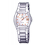 Reloj Jaguar J468-4 para mujer con esfera blanca, números arábigos en tono cobre, calendario y brazalete de acero inoxidable