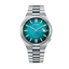 Reloj Citizen Tsuyosa NJ0151-88X automático con esfera verde turquesa y brazalete de acero inoxidable