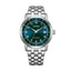Reloj Citizen Automatic Classic NJ0210-56M con esfera azul verdosa y brazalete de acero inoxidable