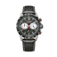 Reloj Citizen Chrono Racing CA4717-06E Eco-Drive con esfera negra, cronógrafo y correa de piel negra perforada