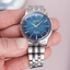 Seiko Presage Cocktail Time Emerald Mist - HCB001J1 con caja de acero inoxidable, resistencia al agua de 5 ATM y brazalete de eslabones