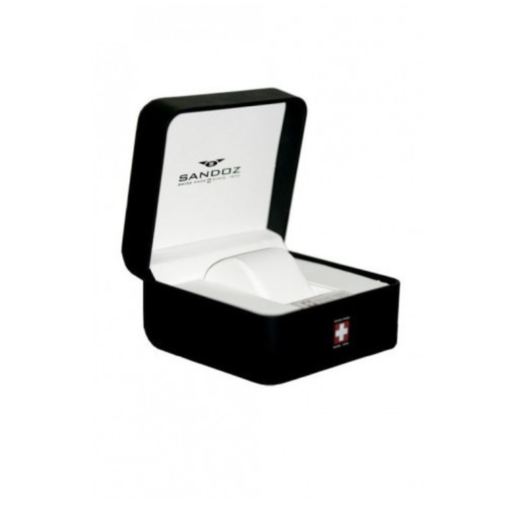 Reloj Sandoz 81368-33 presentado en su estuche original abierto