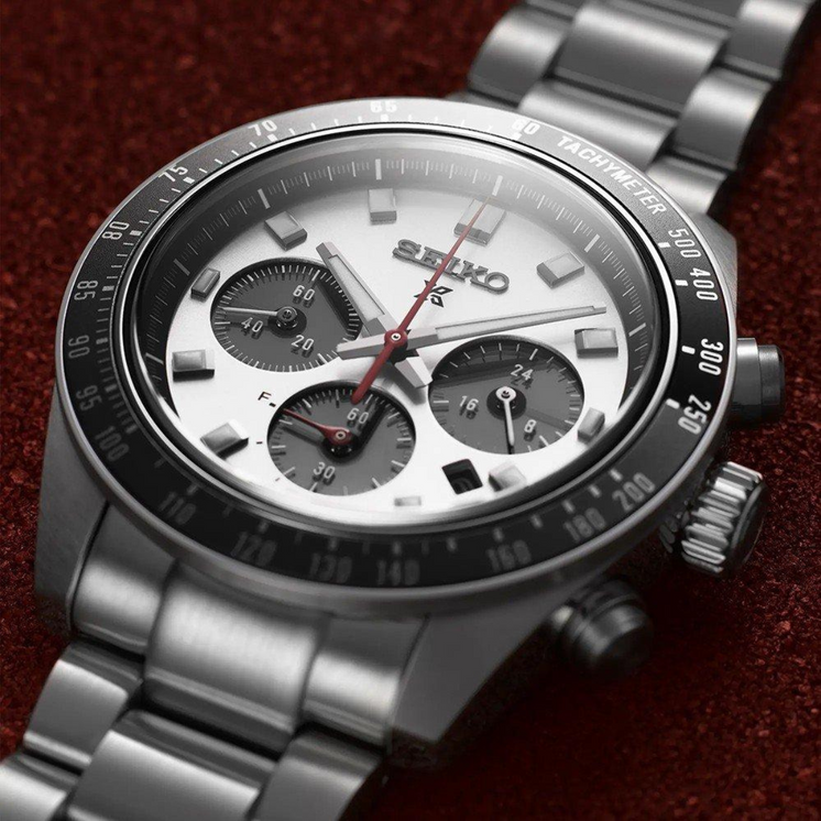Seiko Prospex Speedtimer Crono Solar blanco SSC911P1