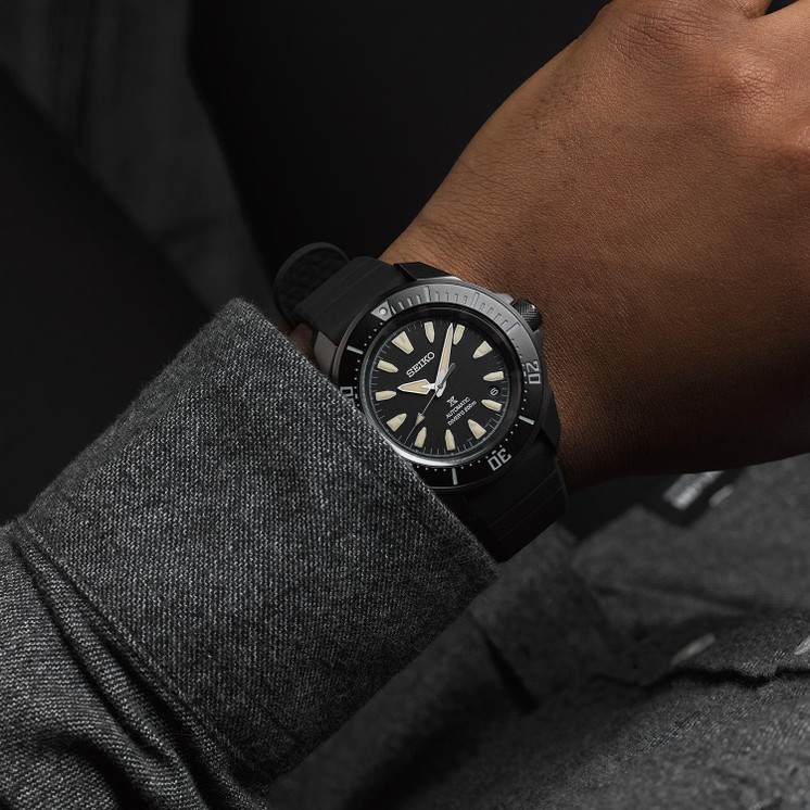 Seiko Prospex Mar Samurai Negro Silicona SRPL15K1