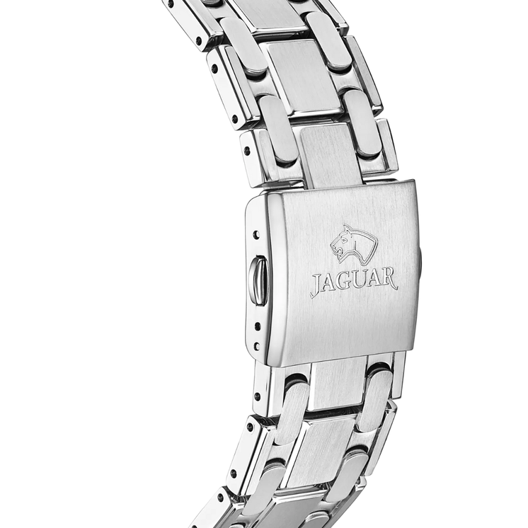 Detalle del cierre del brazalete de acero inoxidable del reloj Jaguar Diplomatic J1009/1