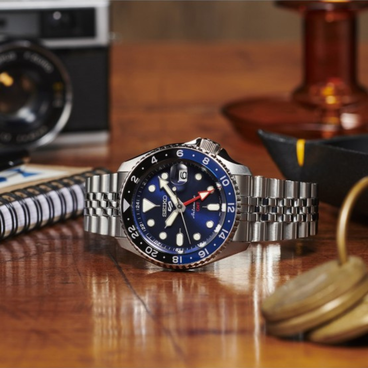 Seiko 5 Sports Sports Style GMT azul SSK003K1