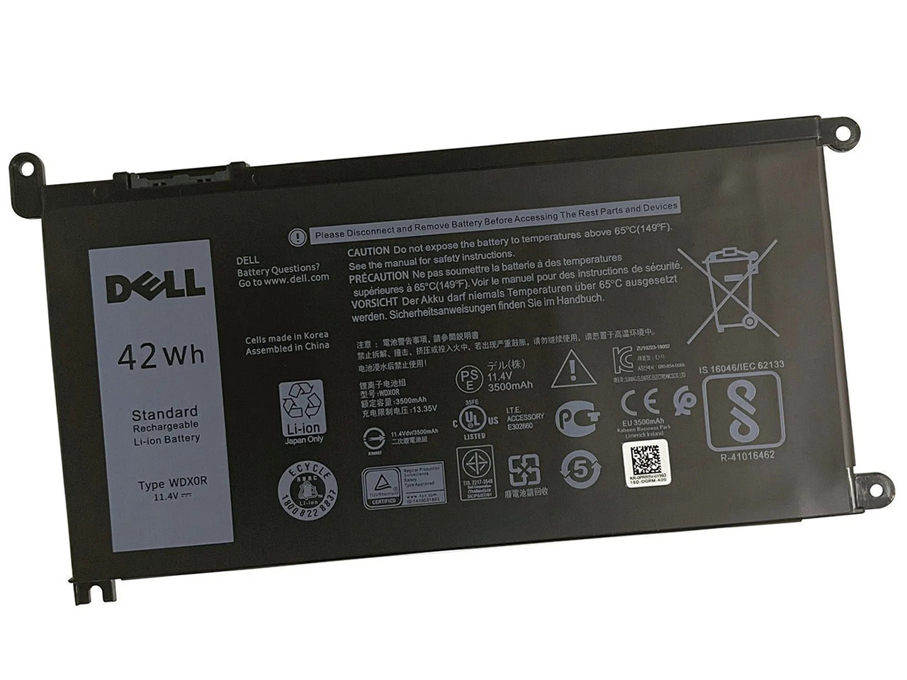 New 42WH Genuine Orig Dell Inspiron 5584 (15 5584) 15-5584 P85F001