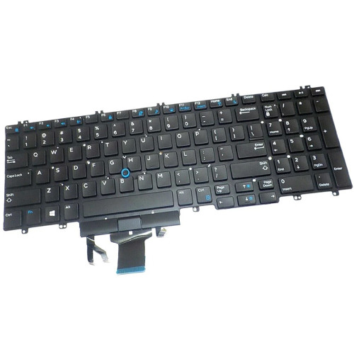 New Dell 266YW 0266YW US Backlit with Trackpoint Laptop Keyboard