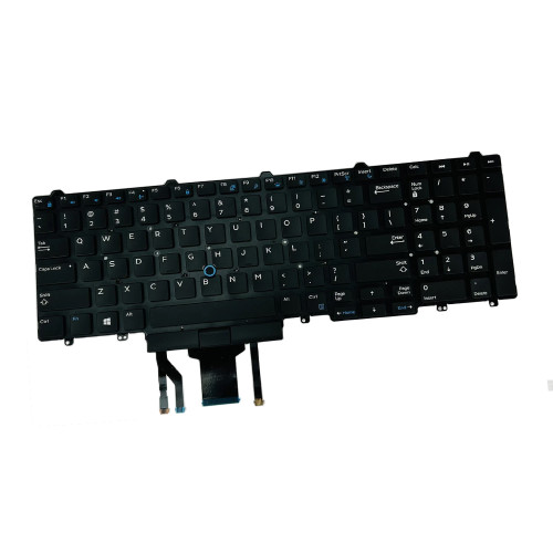 New Dell Precision 7710 7720 17-7720 US Backlit With Point Keyboard