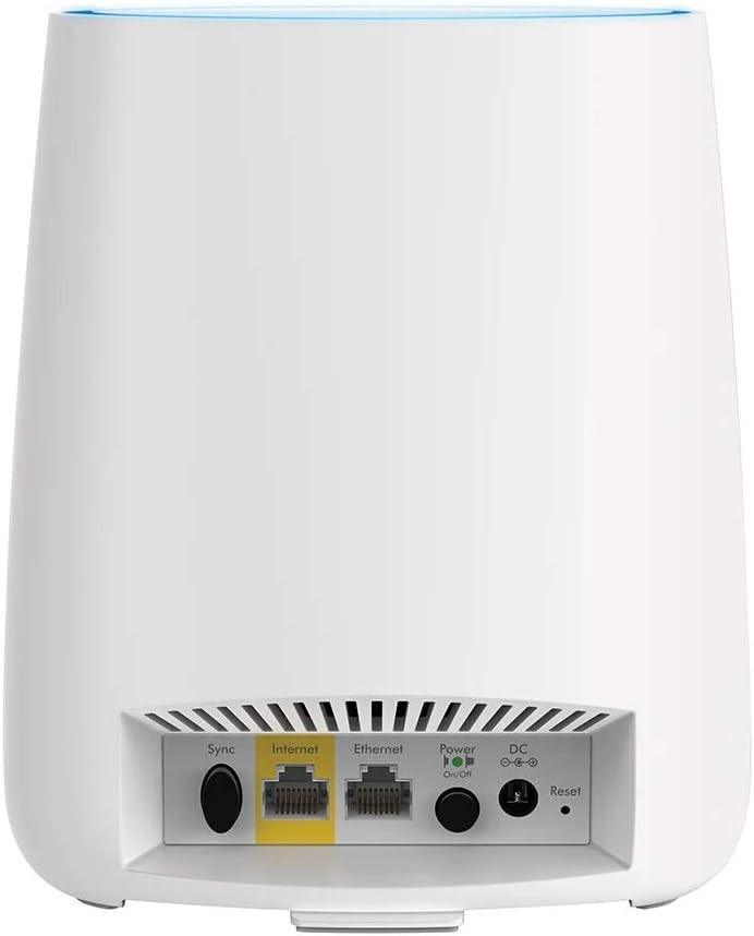 Netgear Orbi RBR20 AC2200 Wi‑Fi 5 Tri‑Band Mesh Router (2.2 Gbps