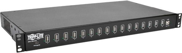 TRIPP LITE U280-016-RM 16-Port USB Sync Charging Hub Station Tablet Smartphone iPad/iPhone Rackmount TAA