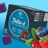 Berry Blast Delta-8 Gummies - (30ct) 750mg
