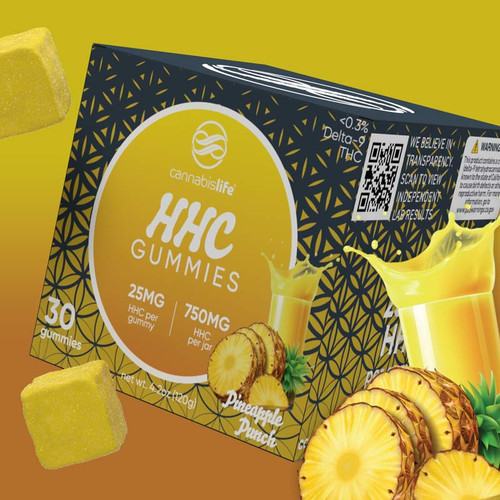 Pineapple Punch HHC Gummies - (30ct) 750mg