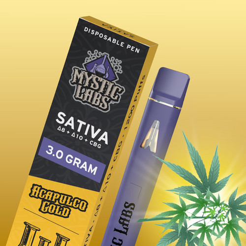Acapulco Gold Sativa Delta-10 Disposable Vape Pen - (3ML)