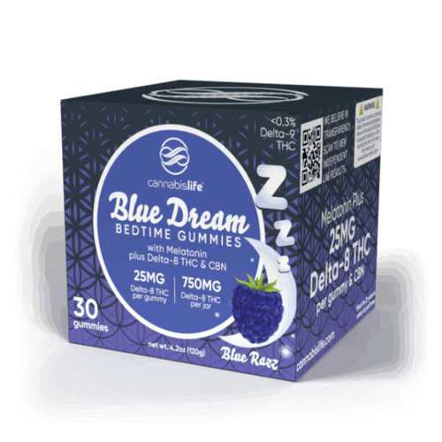 Blue Dream Bedtime Gummies (30ct) 750mg