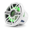 JL Audio 8-Inch M6 Marine Infinite Baffle Subwoofer, RGB LED, Gloss White, Sport Grille, M6-8IB-S-GwGw-i-4 93618 - M6-8IB-S-GwGw-i-4 Marine Audio JL Audio