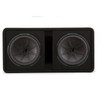 Kicker Comp R 10 Inch Dual Subwoofer in Vented Enclosure Package with 46CXA8001 Amplifier and wire kit 48DCWR102+800T+AMPKIT-1-1-1 Bundles Bundles