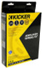 Kicker Comp R 10 Inch Dual Subwoofer in Vented Enclosure Package with 46CXA8001 Amplifier and wire kit 48DCWR102+800T+AMPKIT-1-1-1 Bundles Bundles