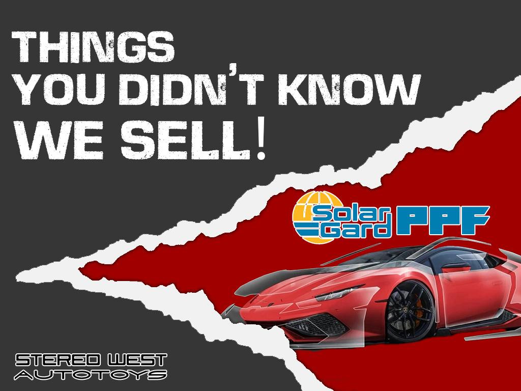 Things you didn't know we sell volume 1 = PPF !