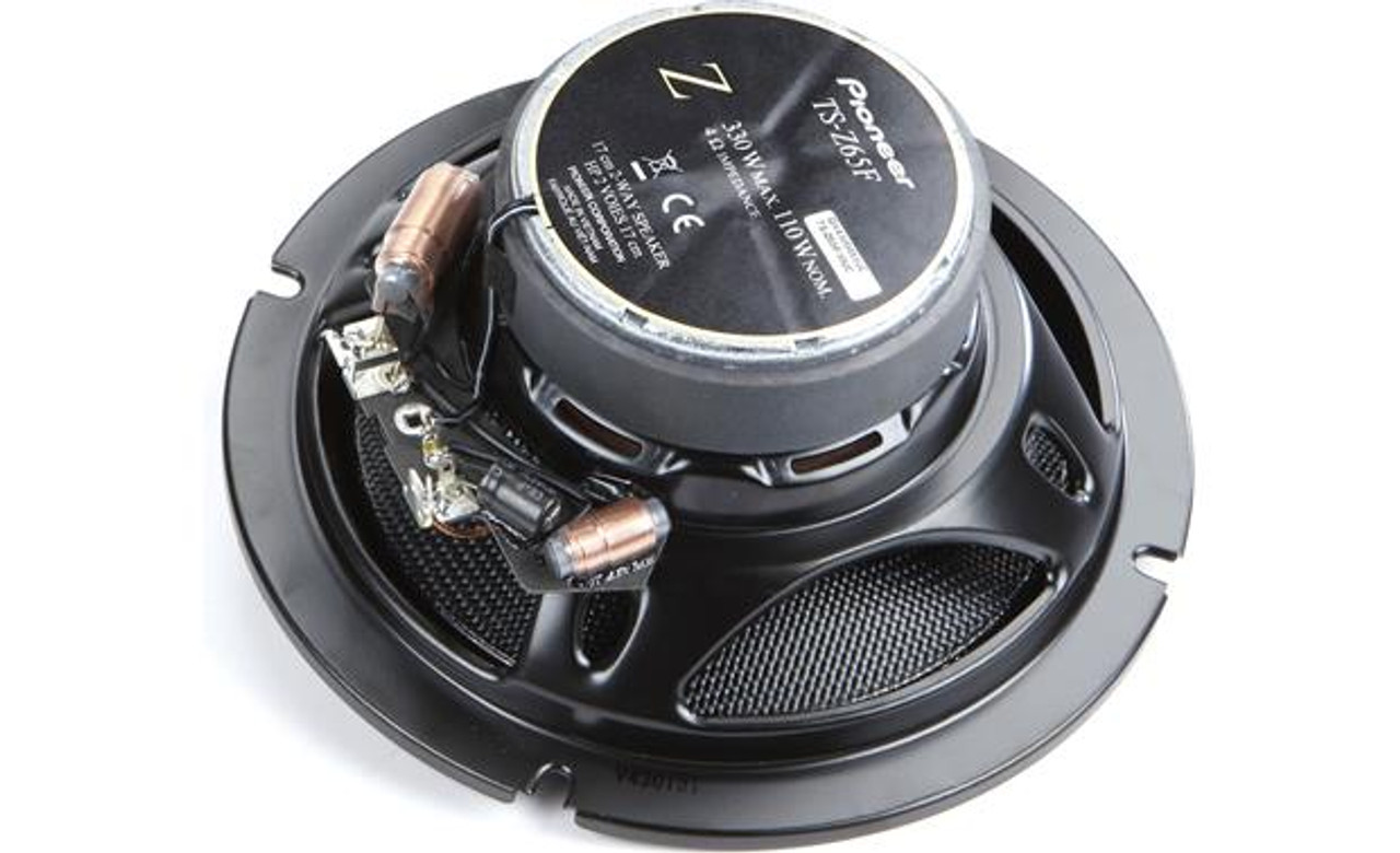 Pioneer TS-Z65CH 2-Way Component Car Speaker System│330W Max Power│4Ω│Black