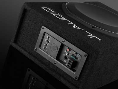 JL Audio ACS112LG-TW1: Single 12TW1 PowerWedge+‚Ñ¢ with DCD‚Ñ