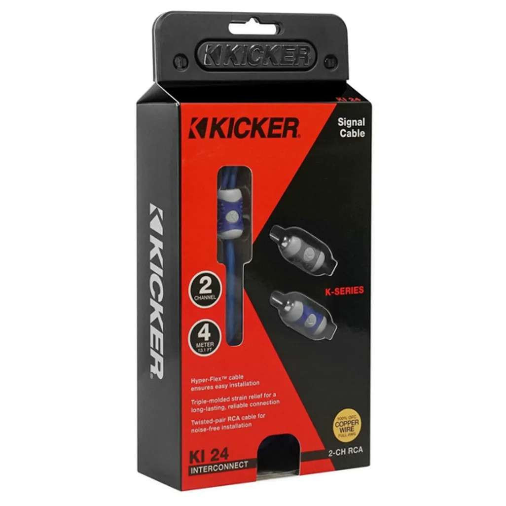 Kicker Comp R Bundle Kicker Comp RT 10in Subwoofer Enclosure Package and 46CXA4001 Amp with ...