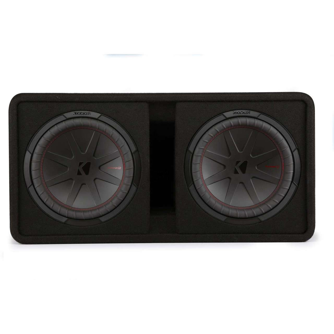 Kicker Comp R 12 Inch Dual Subwoofer in Vented Enclosure