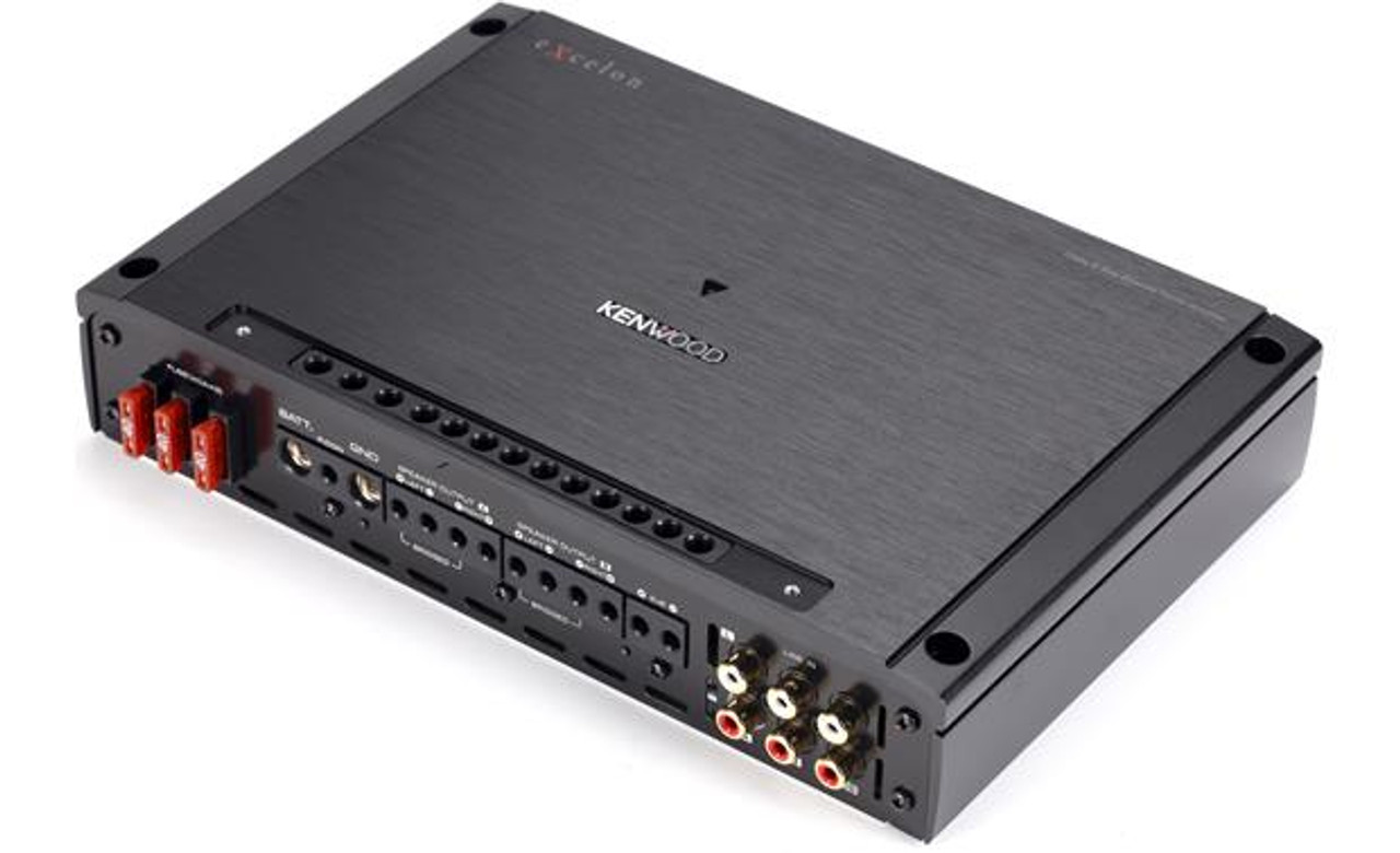 Kenwood Excelon XR901-5, 5-channel car amplifier — 60 watts RMS x 4 at 4  ohms + 600 watts RMS x 1 at 2 ohms