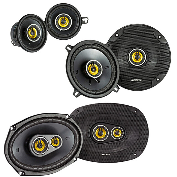 Kicker CS Speaker Bundle for Dodge Ram Trucks 2002-2011, CS 6x9" 3-way speakers, CS 5.25" speakers, & CS 3.5" speakers