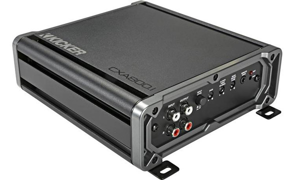 Kicker 46CXA800.1T CX Series mono subwoofer amplifier — 800 watts RMS x 1 at 1 ohm