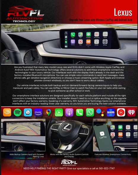 CP3-LEX-GX CP3-LEX-GX Add Apple Car Play To Your OEM Screen RDVFL