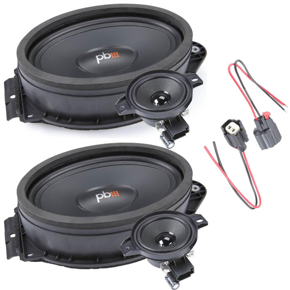 POWER BASS, Direct Fit Speakers, OE69C-GM