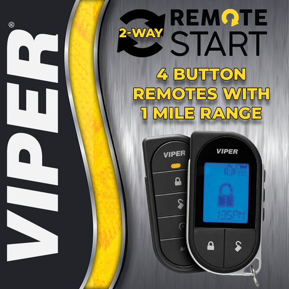 2-Way Viper LCD Remote Start  ,Lock, Unlock, Basic Installation