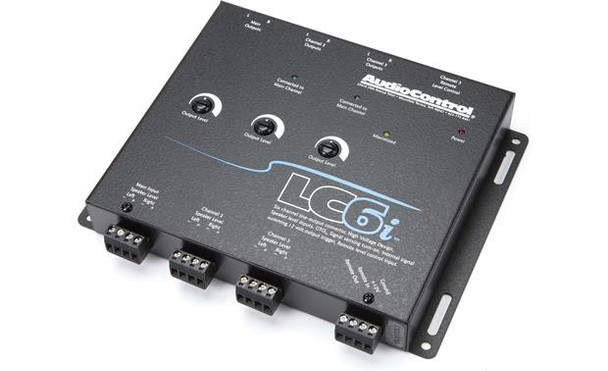 AudioControl LC6i 6-channel line output converter — add aftermarket amps to a factory system (Black) LC6i Car Audio AudioControl