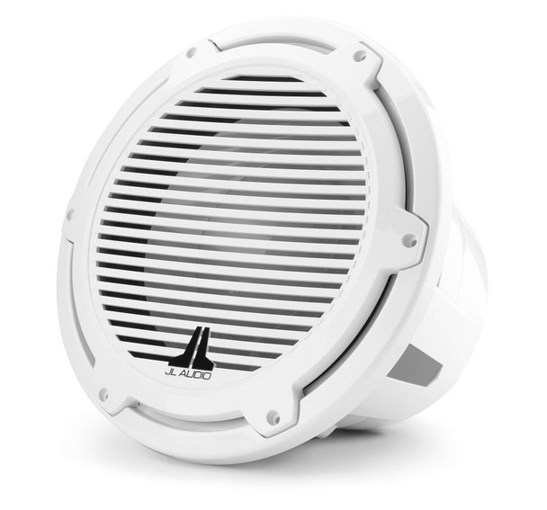 JL Audio 12-Inch M7 Marine Infinite Baffle Subwoofer, NON-LIT, Gloss White, Classic Grille, M7-12IB-C-GwGw-4 93669 - M7-12IB-C-GwGw-4 Marine Audio JL Audio
