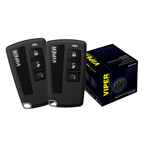 4108V Viper 4 Button 1-way, LED Remote Start ,Lock, Unlock, Basic Installation 4108V Remote Start and Security Viper