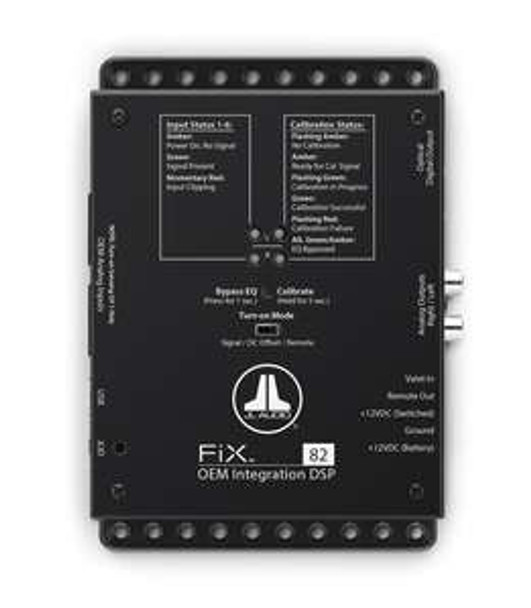 JL Audio FiX-82: OEM Integration DSP with Automatic Time Correction and Digital EQ 98100 Car Audio Accessories JL Audio