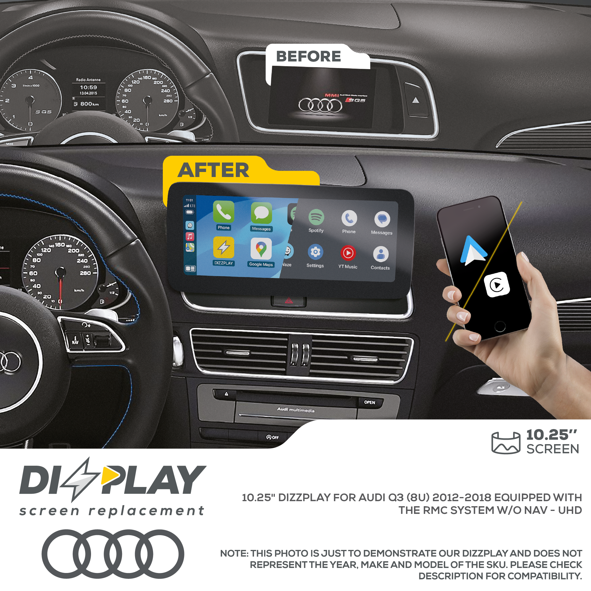 DZZ-RMC-Q3-8U-10-UHD - Stereo West Autotoys