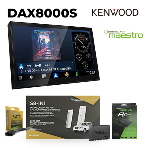 APX-S8-IN1 + Kenwood DAX8000S Bundle - Stereo West Autotoys