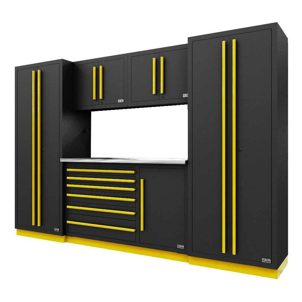 PROSLAT FUSION PRO 6 PIECE TOOL CHEST SET YELLOW Garage Stuff