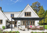 PARAGON OUTDOOR NOVARA 12X20 PERGOLA WITH LOUVERED CANOPY - GRAY
