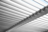 PARAGON OUTDOOR NOVARA 12X20 PERGOLA WITH LOUVERED CANOPY - WHITE