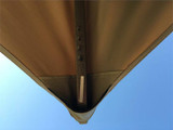 PARAGON OUTDOOR KINGSBURY 11X14 GAZEBO WITH COCOA SUNBRELLA TOP & MOSQUITO NETTING