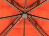 PARAGON OUTDOOR KINGSBURY 11X14 GAZEBO WITH COCOA SUNBRELLA TOP