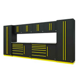 PROSLAT FUSION PRO 10 PIECE TOOL CHEST SET - YELLOW