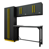 PROSLAT FUSION PRO 5 PIECE WORK BENCH SET - YELLOW